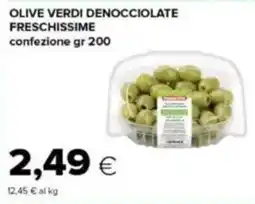 Tigre Olive verdi denocciolate freschissime offerta