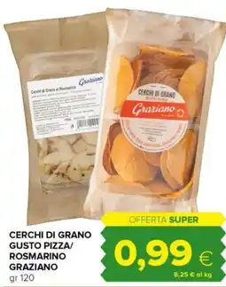 Tigre Cerchi di grano gusto pizza/ rosmarino GRAZIANO offerta