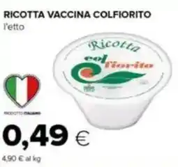 Tigre Ricotta vaccina COLFIORITO offerta