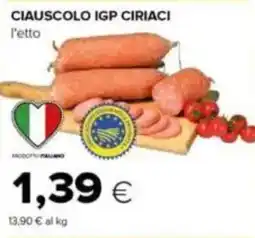 Tigre Ciauscolo IGP ciriaci offerta