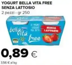 Tigre Yogurt bella vita free senza lattosio offerta