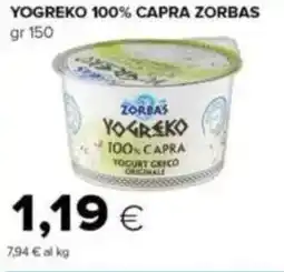 Tigre Yogreko 100% capra ZORBAS offerta