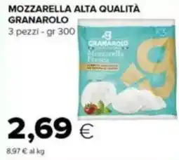 Tigre Mozzarella alta qualità GRANAROLO offerta