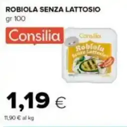 Tigre Robiola senza lattosio Consilia offerta