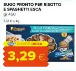 Tigre Sugo pronto per risotto e spaghetti esca offerta