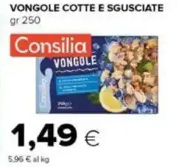 Tigre Vongole cotte e sgusciate Consilia offerta
