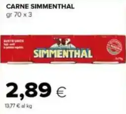Tigre Carne SIMMENTHAL offerta