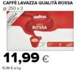 Tigre Caffè lavazza qualità rossa offerta