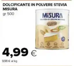 Tigre Dolcificante in polvere stevia MISURA offerta