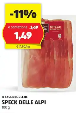 ALDI Il tagliere del re speck delle alpi offerta