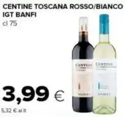 Tigre Centine toscana rosso/bianco IGT BANFI offerta