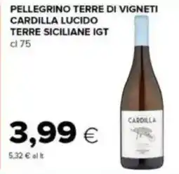 Tigre Pellegrino terre di vigneti cardilla lucido terre siciliane IGT offerta