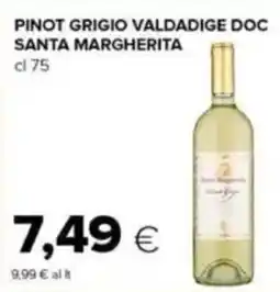 Tigre Pinot grigio valdadige DOC SANTA MARGHERITA offerta