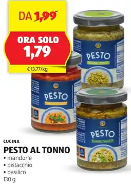 ALDI Cucina PESTO AL TONNO offerta
