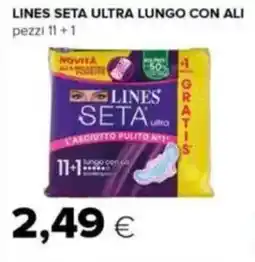 Tigre Lines seta ultra lungo con ali offerta