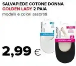 Tigre Salvapiede cotone donna GOLDEN LADY 2 PAIA offerta