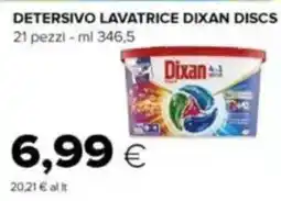 Tigre Detersivo lavatrice DIXAN Discs offerta