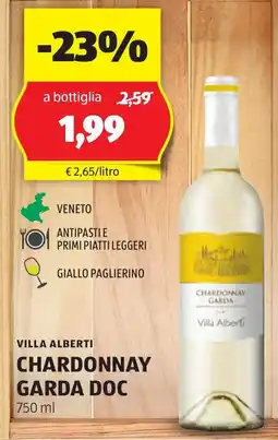 ALDI Villa alberti CHARDONNAY GARDA DOC offerta