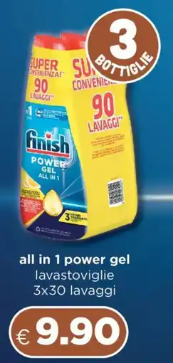 Acqua & Sapone finish all in 1 power gel lavastoviglie offerta