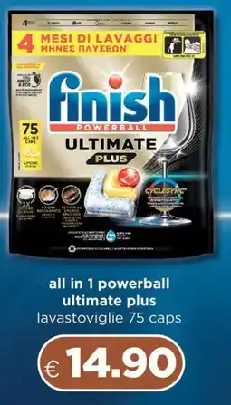 Acqua & Sapone finish all in 1 powerball ultimate plus offerta