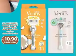 Acqua & Sapone Venus pro comfortglide coconut scented/ per peli e pelle della zona intima rasoio + 2 ricariche incluse offerta