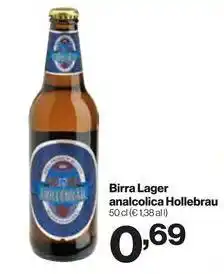 In'S Mercato Birra Lager analcolica Hollebrau offerta