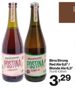 In'S Mercato Birra Strong Red Ale 6,6°/ Blonde Ale 6,3° offerta