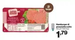 In'S Mercato Hamburger di prosciutto cotto offerta