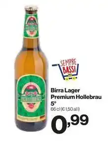 In'S Mercato Birra Lager Premium Hollebrau offerta
