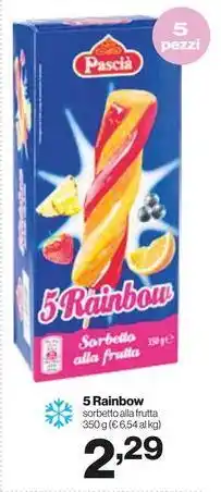 In'S Mercato 5 Rainbow sorbetto alla frutta offerta