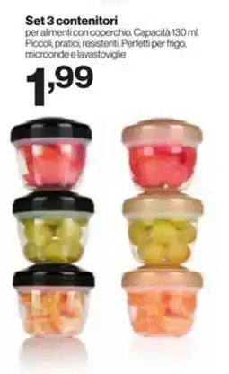 In'S Mercato Set 3 contenitori offerta