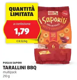 ALDI PUGLIA SAPORI Tarallini bbq offerta