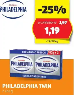 ALDI Philadelphia twin offerta