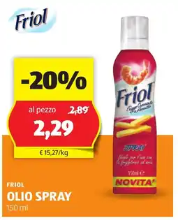 ALDI Friol olio spray offerta