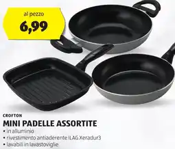 ALDI Crofton mini padelle assortite offerta