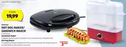 ALDI Ambiano hot dog maker/ sandwich maker offerta