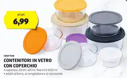 ALDI Crofton contenitori in vetro con coperchio offerta