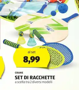 ALDI Crane set di racchette offerta