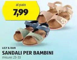 ALDI Lily & dan sandali per bambini offerta