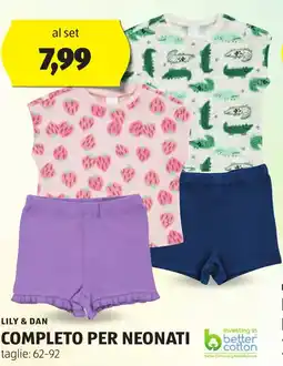 ALDI Lily & dan completo per neonati offerta
