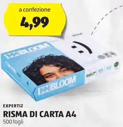 ALDI Expertiz risma di carta A4 500 fogli offerta
