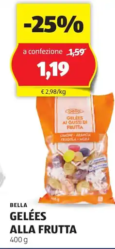 ALDI Bella gelées alla frutta offerta
