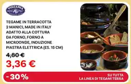 Su tutta la linea di tegami terra tegame in terracotta 2 manici, made in italy adatto alla cottura