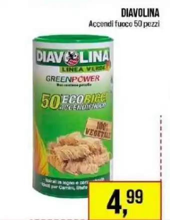 Diavolina Accendi fucco 50 pezzi