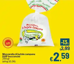 Qui Discount Mozzarella di bufala campana DOP bocconcini offerta