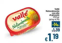 Qui Discount Vallè Naturalmente con olio di girasole offerta