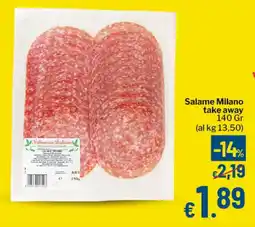 Qui Discount Salame Milano take away offerta