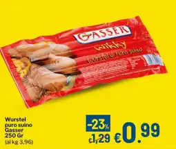 Qui Discount Wurstel puro suino Gasser offerta