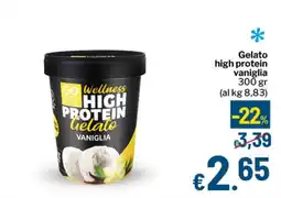 Qui Discount Gelato high protein vaniglia offerta