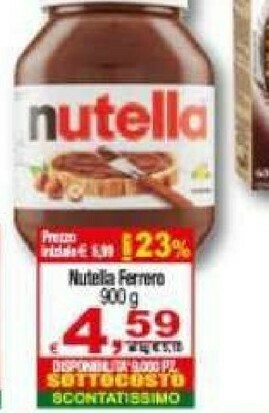 CTS Supermercati Nutella offerta